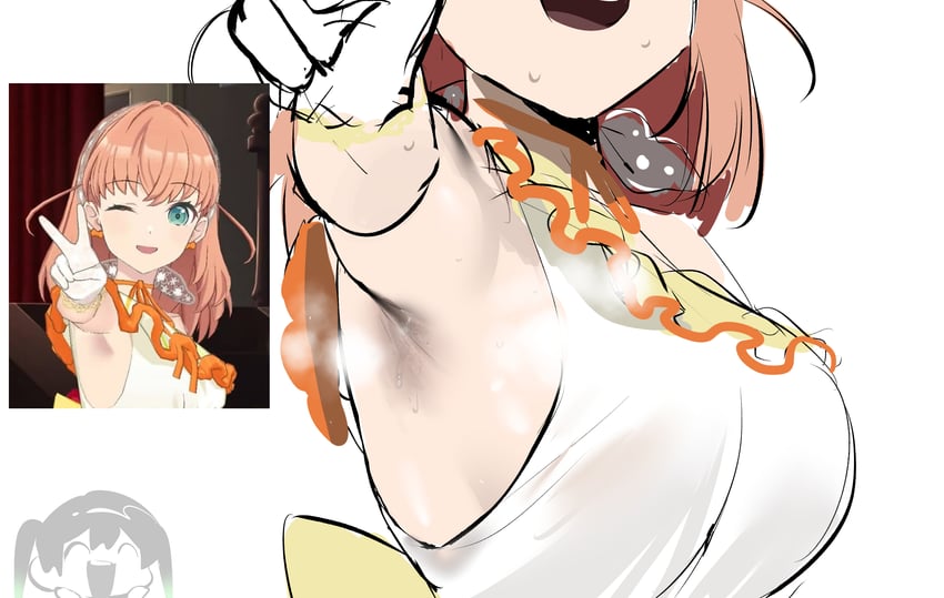 hinoshita kaho and takasaki yu (love live! and 2 more) drawn by okpriko