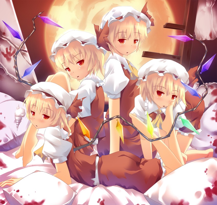 flandre scarlet (touhou) drawn by ichio