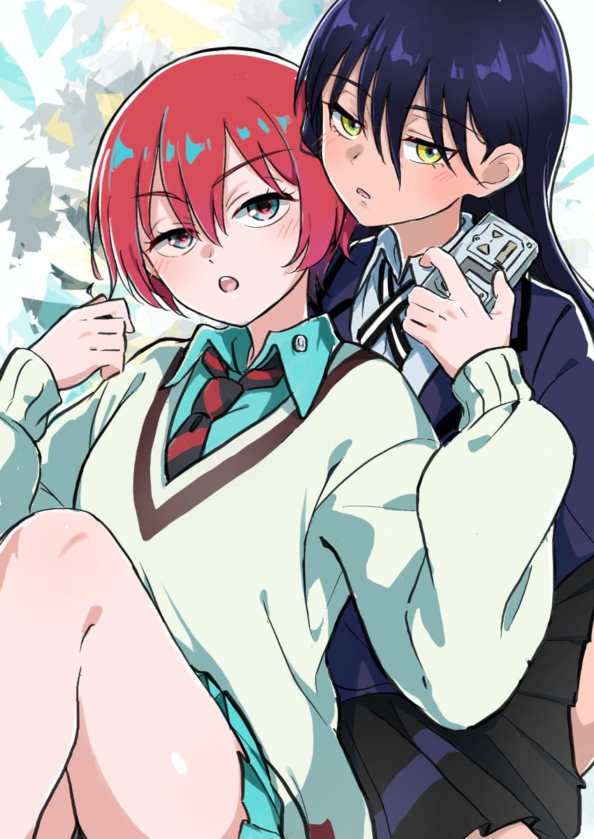 amate yuzuriha and nyaan (gundam and 1 more) drawn by eda_udon