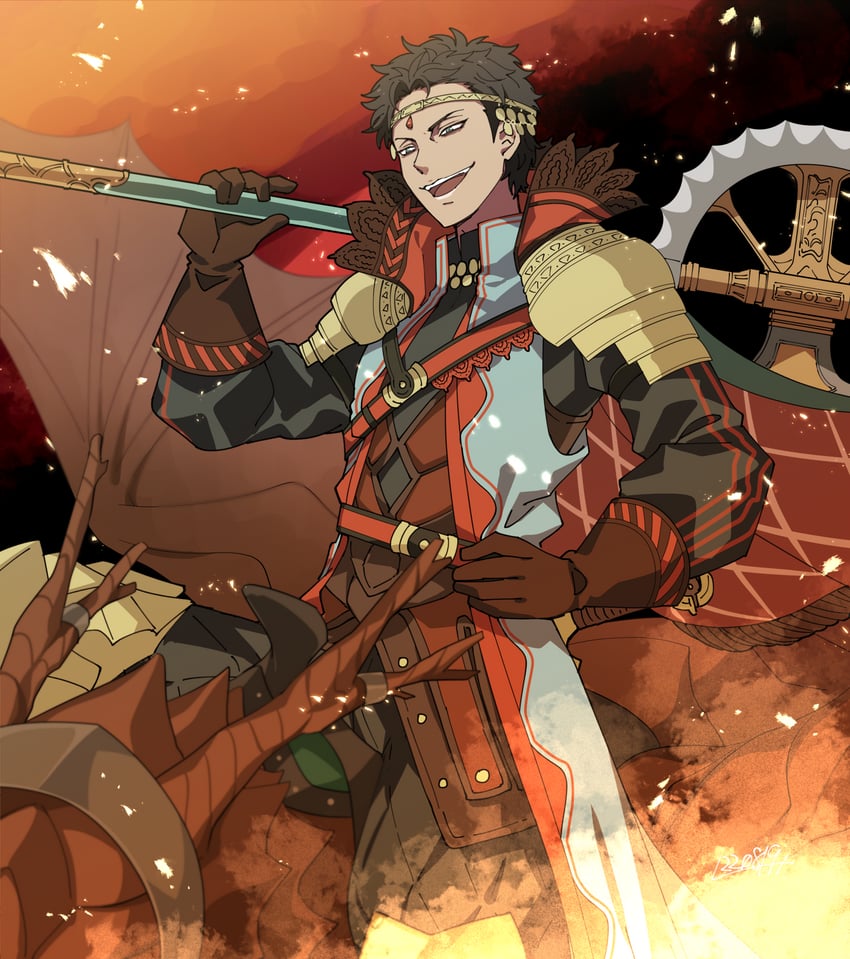 shahid (fire emblem and 2 more) drawn by l_(matador)