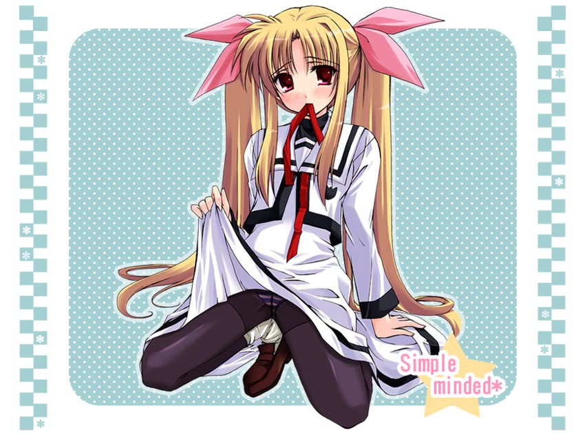 fate testarossa (lyrical nanoha and 2 more) drawn by hayashi_sakura