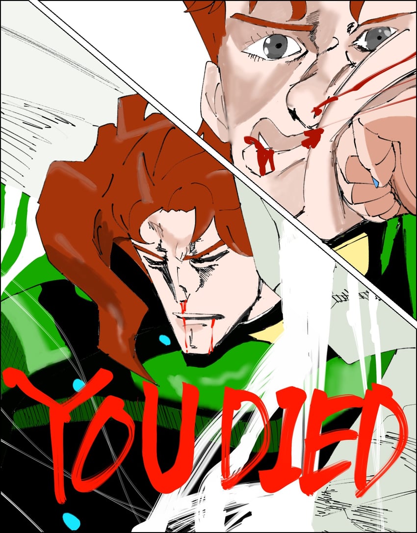 kakyoin noriaki (jojo no kimyou na bouken and 1 more) drawn by carrot_011