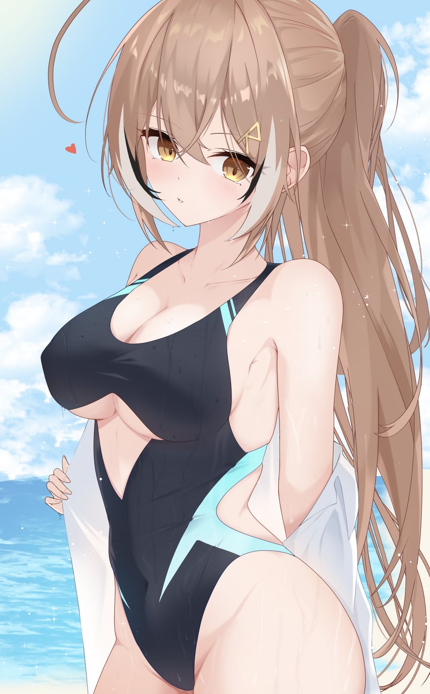 nanashi mumei (hololive and 1 more) drawn by narukahana