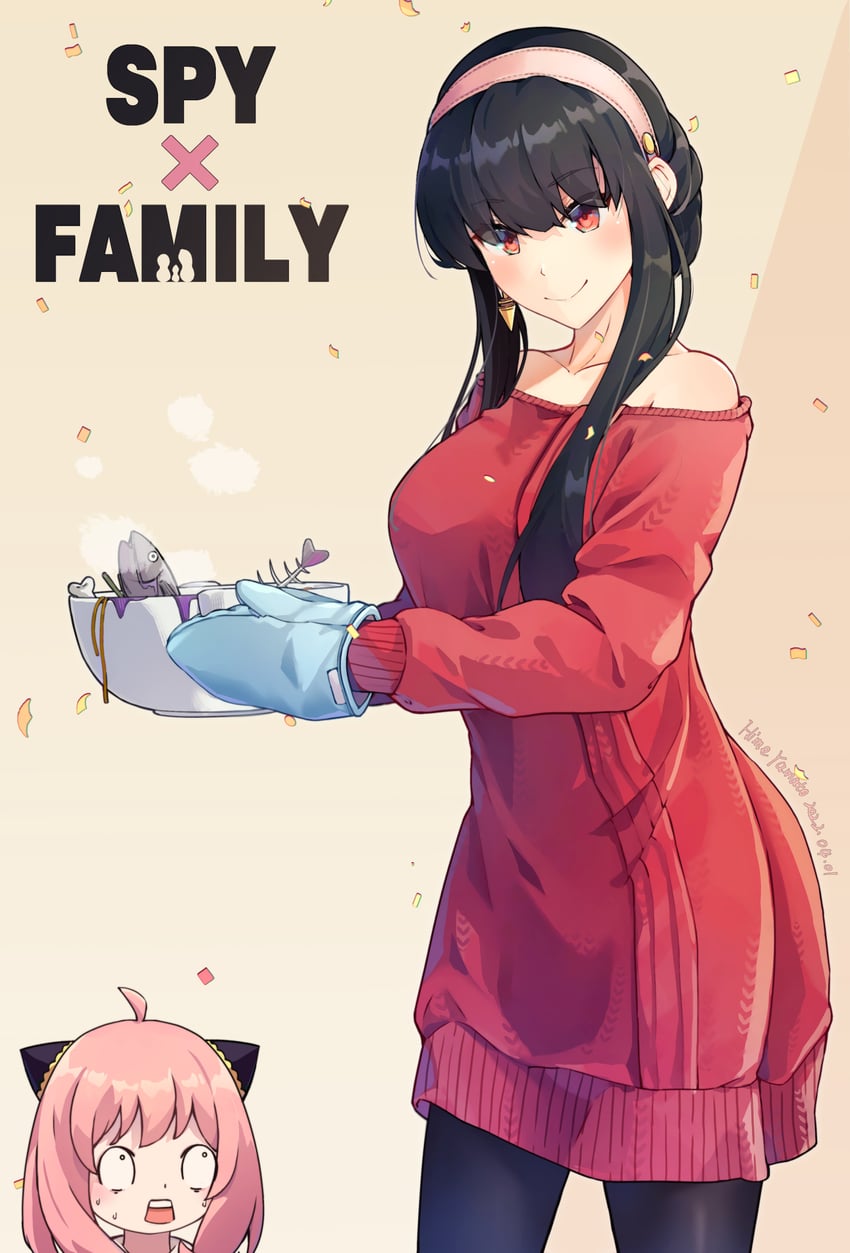 yor briar and anya (spy x family) drawn by himeyamato
