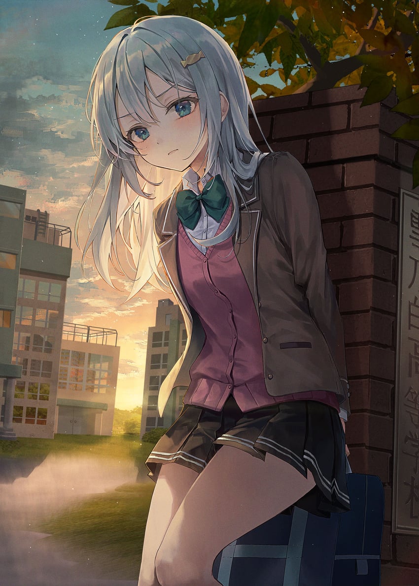 shimotsuki shiho (shimotsuki-san wa mob ga suki) drawn by roha