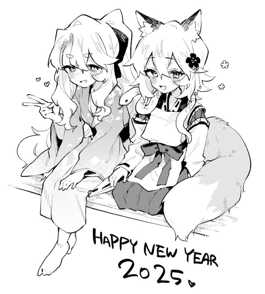 senko and shijo koji (sewayaki kitsune no senko-san and 1 more) drawn by rimukoro