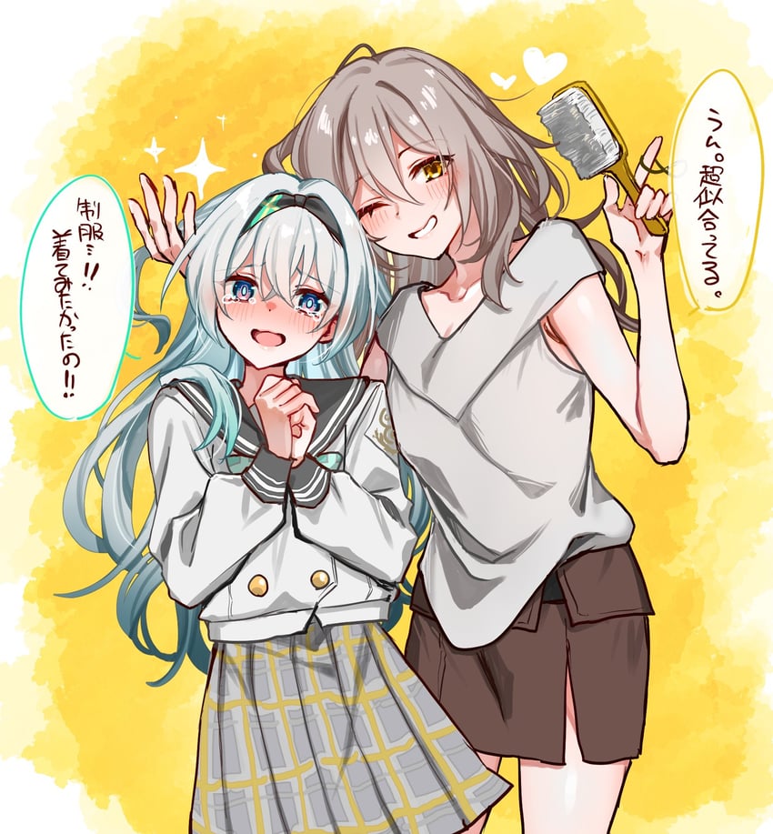 trailblazer, firefly, and stelle (honkai and 1 more) drawn by gel_(nukoleg)