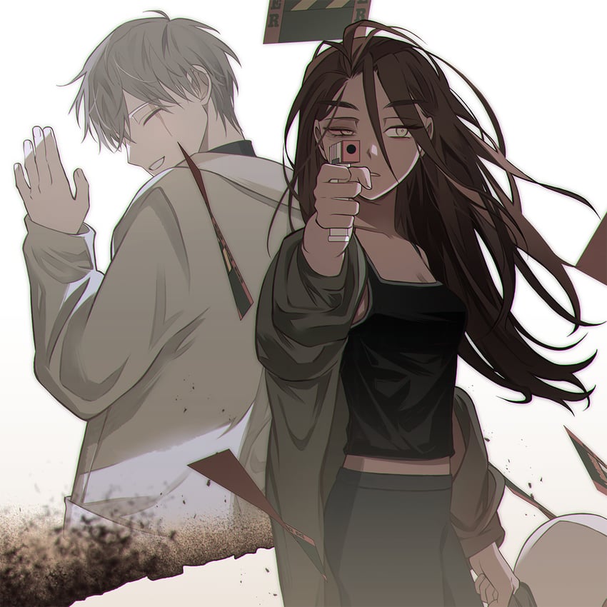 hyuna and jacob (alien stage) drawn by s301t9