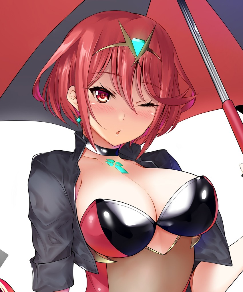 pyra (xenoblade chronicles and 1 more) drawn by daive