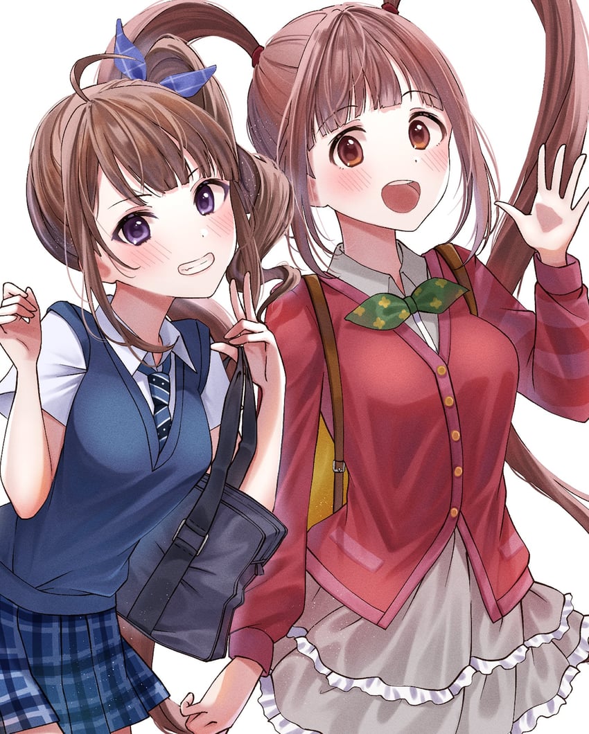 yokoyama nao and matsuda arisa (idolmaster and 2 more) drawn by ayn_(ayn_kau)