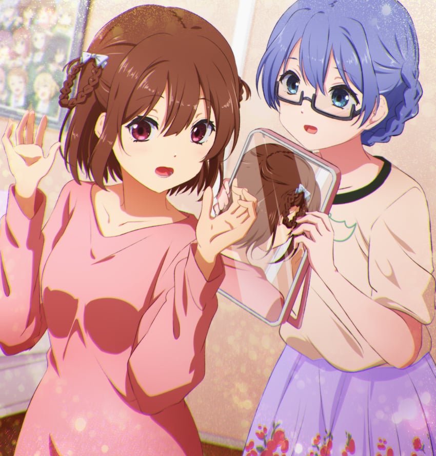 maruyama akane and tachikawa ayaka (22/7) drawn by igashiko