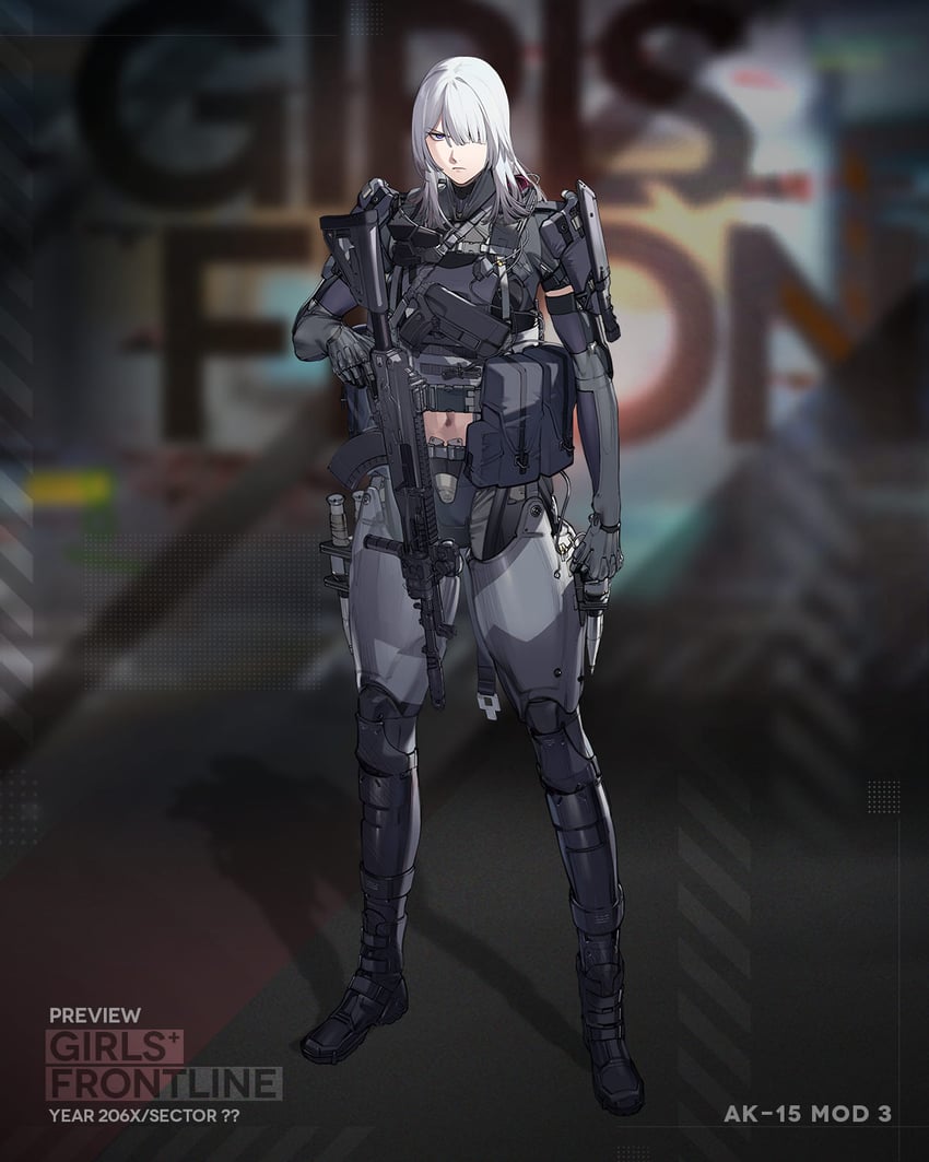 ak-15 (girls' frontline) drawn by duoyuanjun