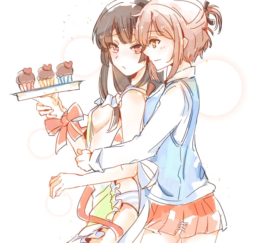 etou kanami and juujou hiyori (toji no miko) drawn by lionet0806