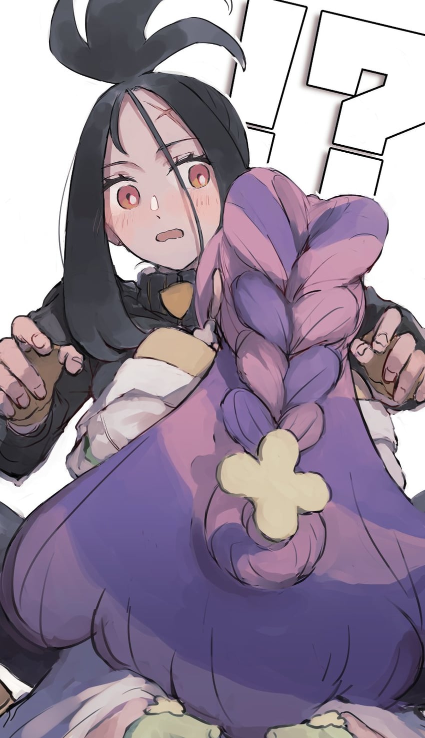 miriam and dendra (pokemon and 1 more) drawn by chikiso