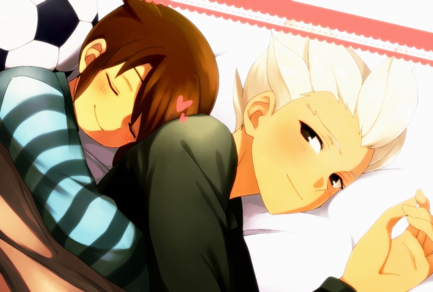 endou mamoru and gouenji shuuya (inazuma eleven) drawn by shiorinda