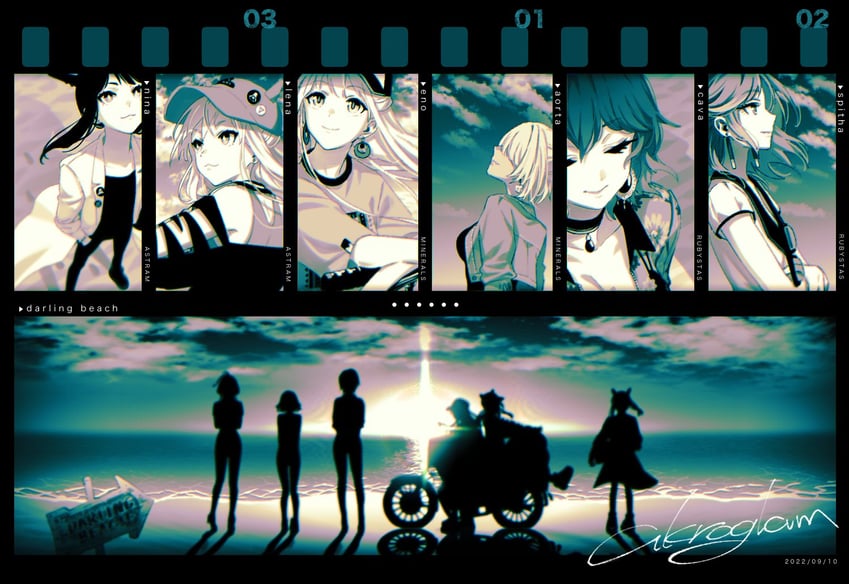 lena, nina, eno, aorta, cava, and 1 more (akroglam) drawn by natsuharu