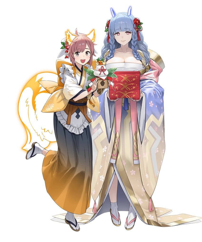ratatoskr and heidrun (fire emblem and 1 more) drawn by cuboon