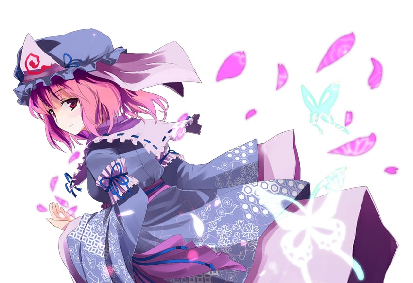 saigyouji yuyuko (touhou) drawn by gotyou