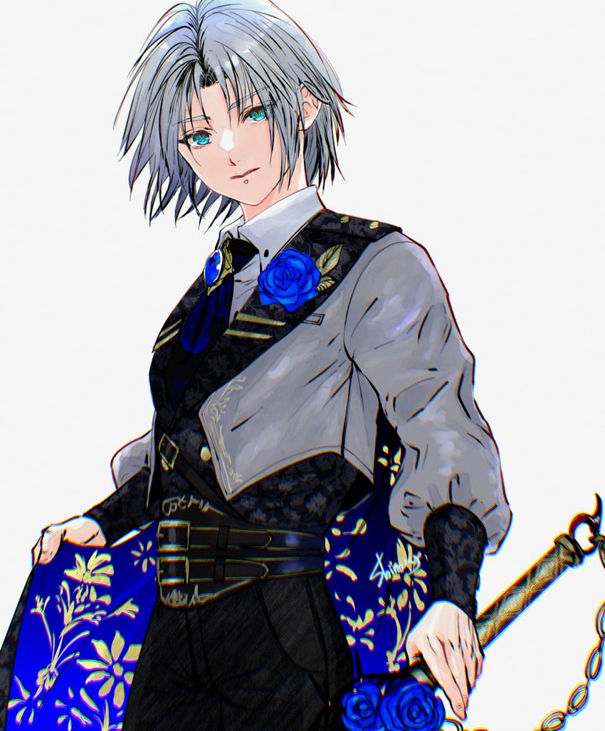 sephiroth (final fantasy and 2 more) drawn by shinogu_r