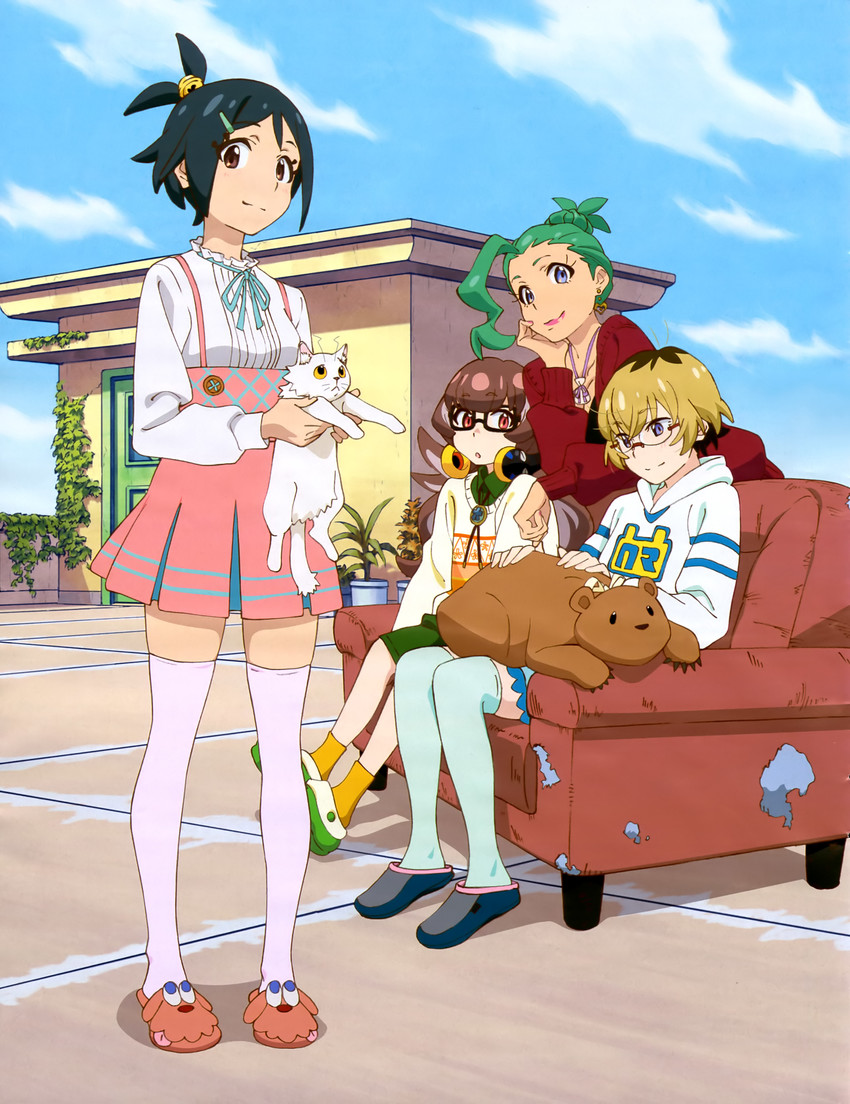 hikiotani ito, chichibu rabura, daihatsu meika, chiyoko, and chiranosuke (punch line)