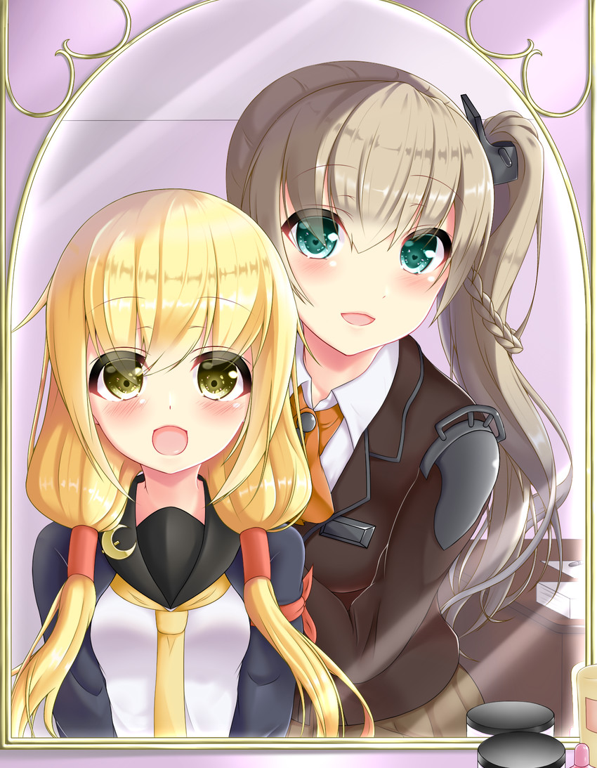 kumano, satsuki, and satsuki kai ni (kantai collection) drawn by dokuutsugi_nanami