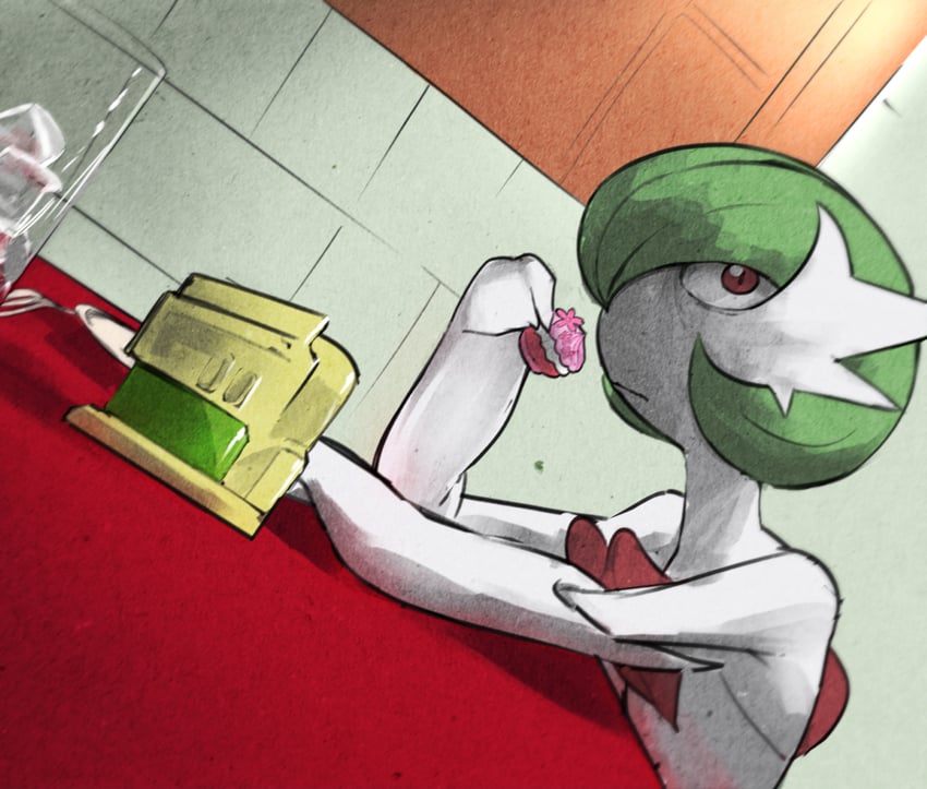 gardevoir and beetlejuice (pokemon and 1 more) drawn by doodlerush