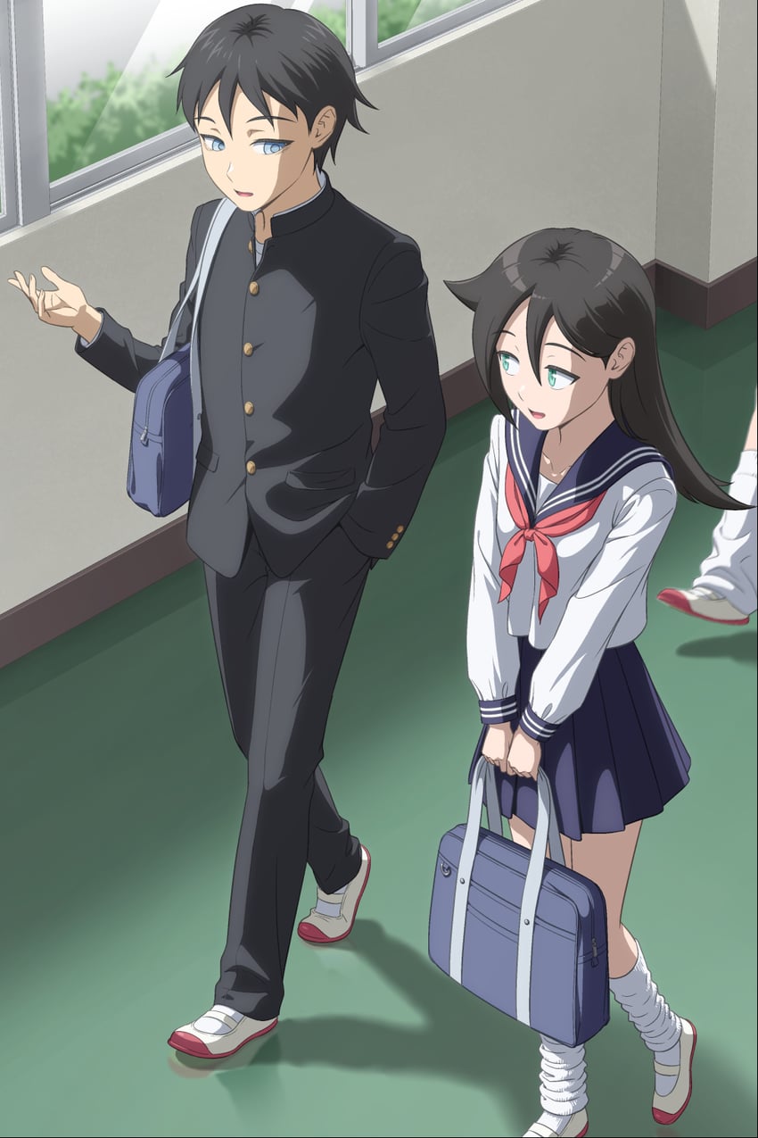 kuroki tomoko's mother, yoshida masaki's mother, and kuroki tomoko's father (watashi ga motenai no wa dou kangaetemo omaera ga warui!) drawn by ichikawa_masahiro