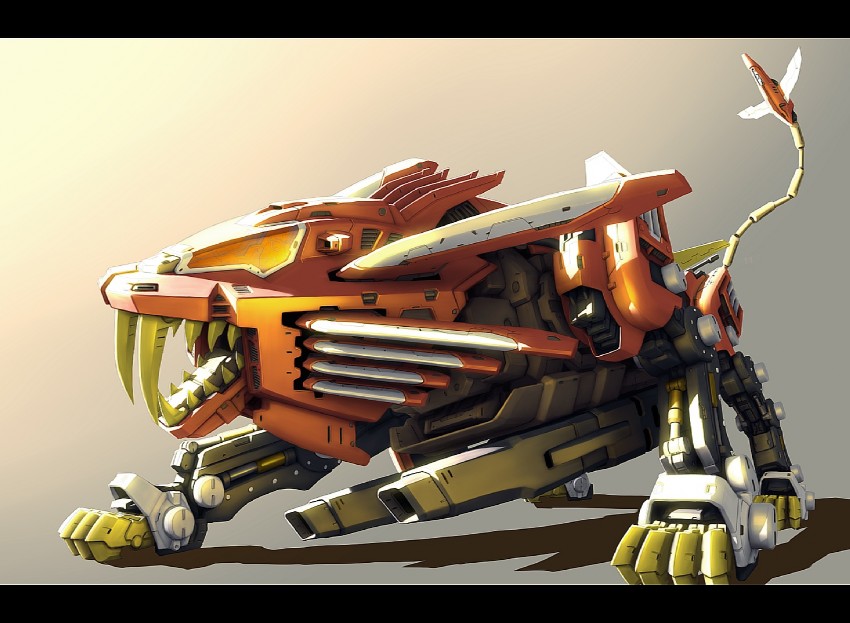 blade liger (zoids and 1 more) drawn by kou_(mechalog)