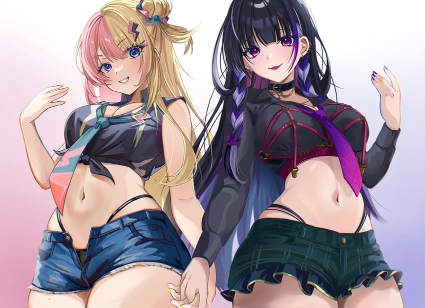 meloco kyoran and kotoka torahime (nijisanji and 1 more) drawn by kano3