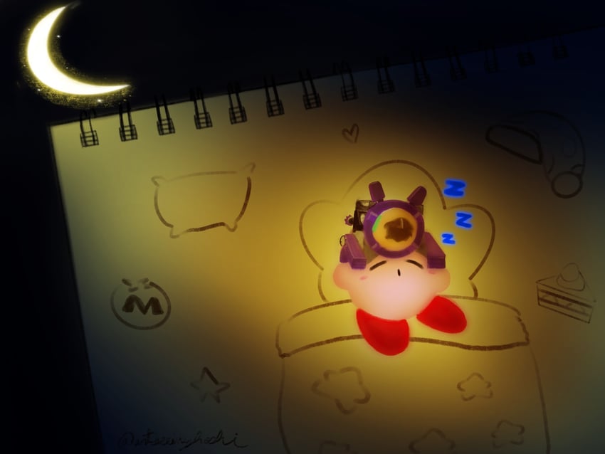 kirby, drill kirby, and pencil drill kirby (kirby and 1 more) drawn by artseeivyhoshi