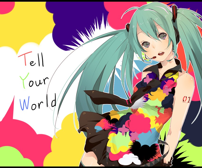 hatsune miku (vocaloid and 1 more) drawn by fullo2