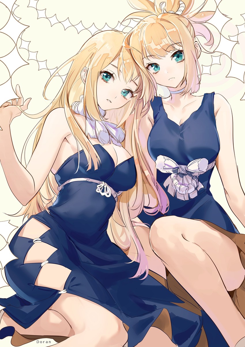 kohaku and ruri (dr. stone) drawn by doran_(doran7280)