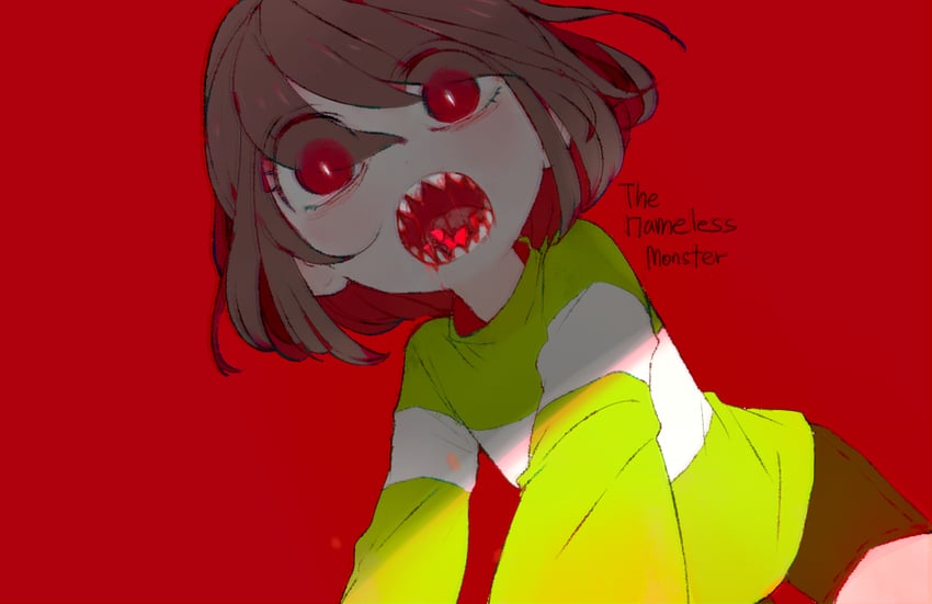 chara (undertale) drawn by soseji_(tjduswjd)