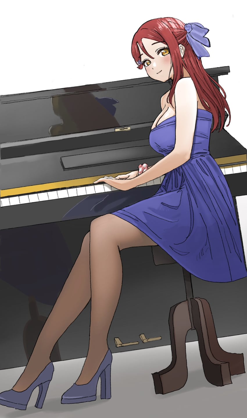 sakurauchi riko (love live! and 1 more) drawn by dunchy