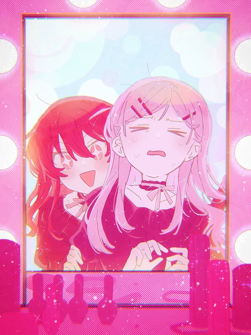 gotoh hitori and kita ikuyo (bocchi the rock!) drawn by sunayama_(ymsngm861)