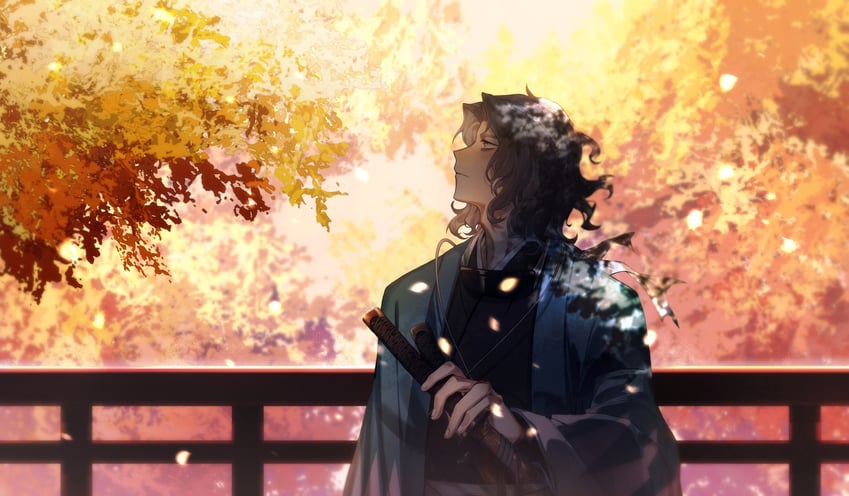 saitou hajime (fate and 1 more) drawn by zhang2011han
