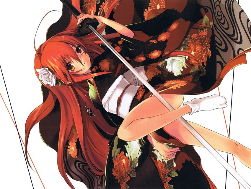 shana and alastor (shakugan no shana) drawn by sasakura_ayato
