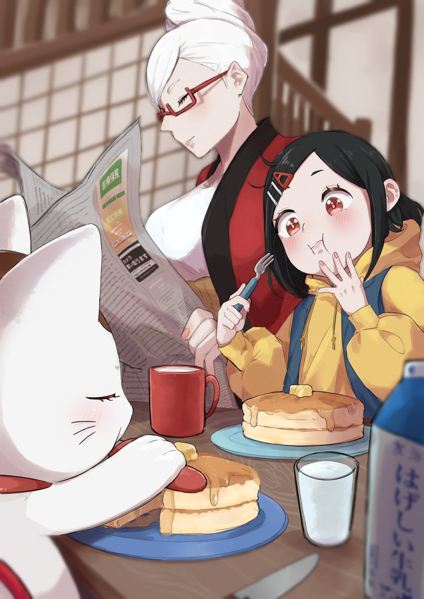 turbo granny, ayase seiko, and takakura nana (dandadan) drawn by toniai