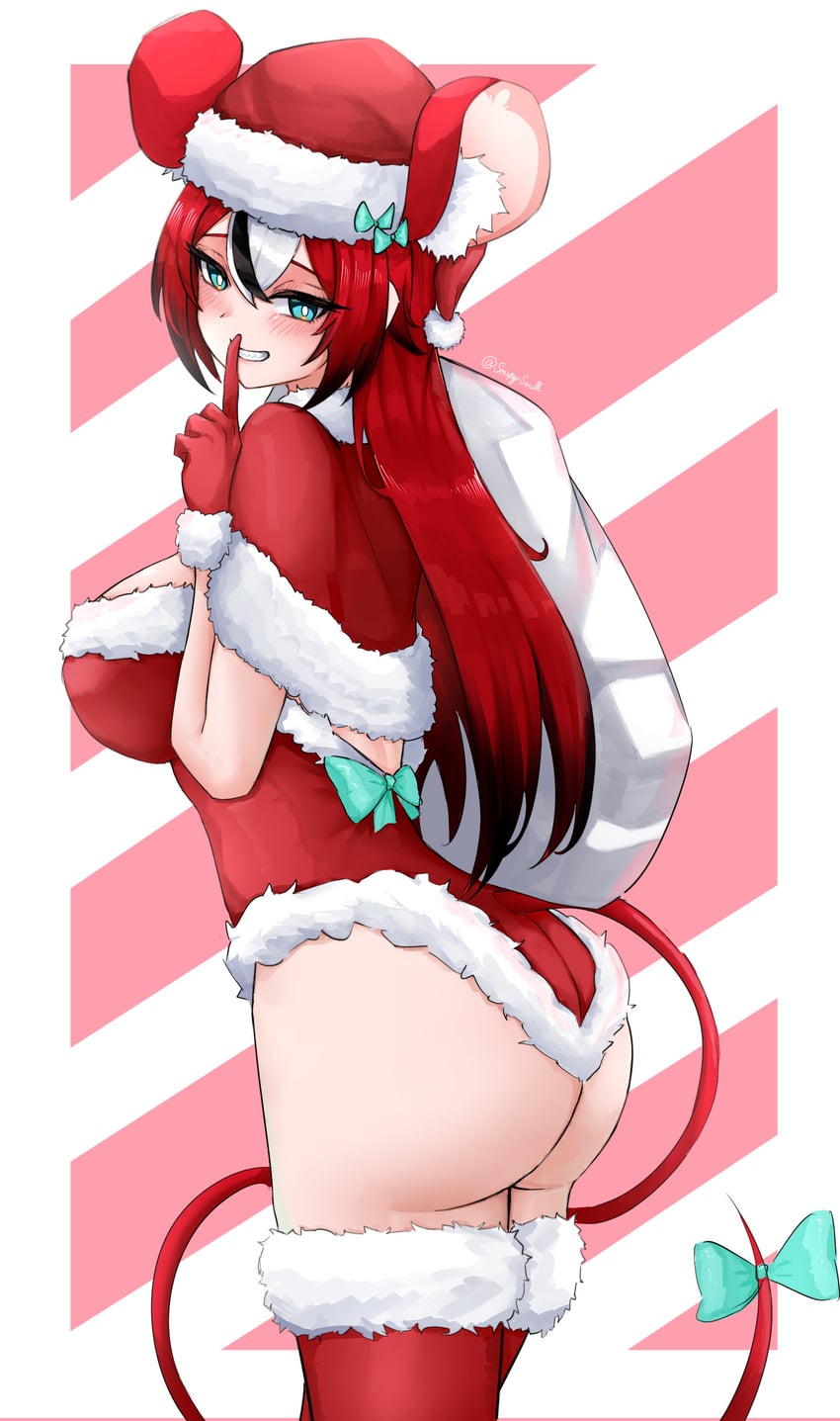 hakos baelz (hololive and 1 more) drawn by soup_(soupysoull)
