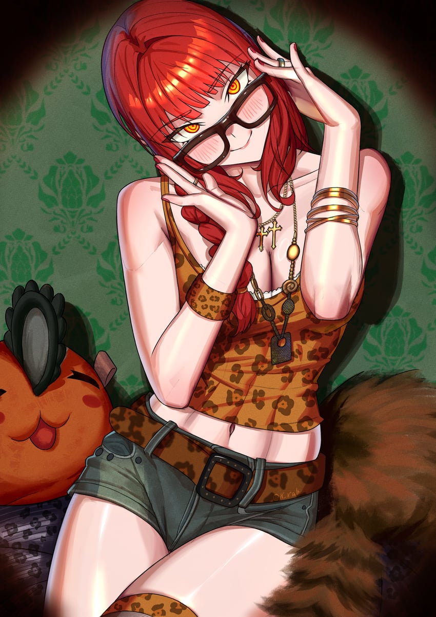 makima and pochita (chainsaw man) drawn by kan_(k_rab)