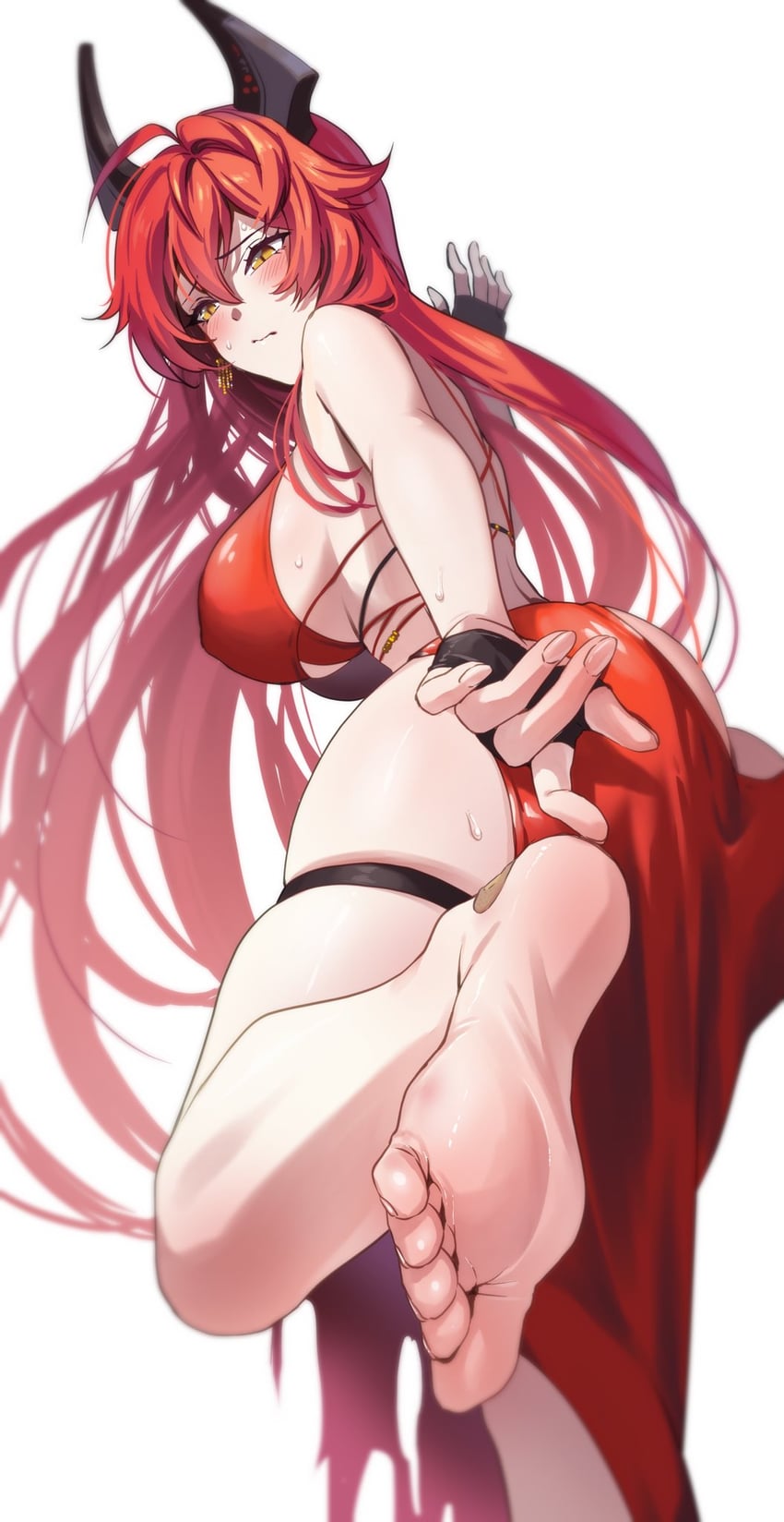 red hood (goddess of victory: nikke) drawn by sha_(shareddelicious)