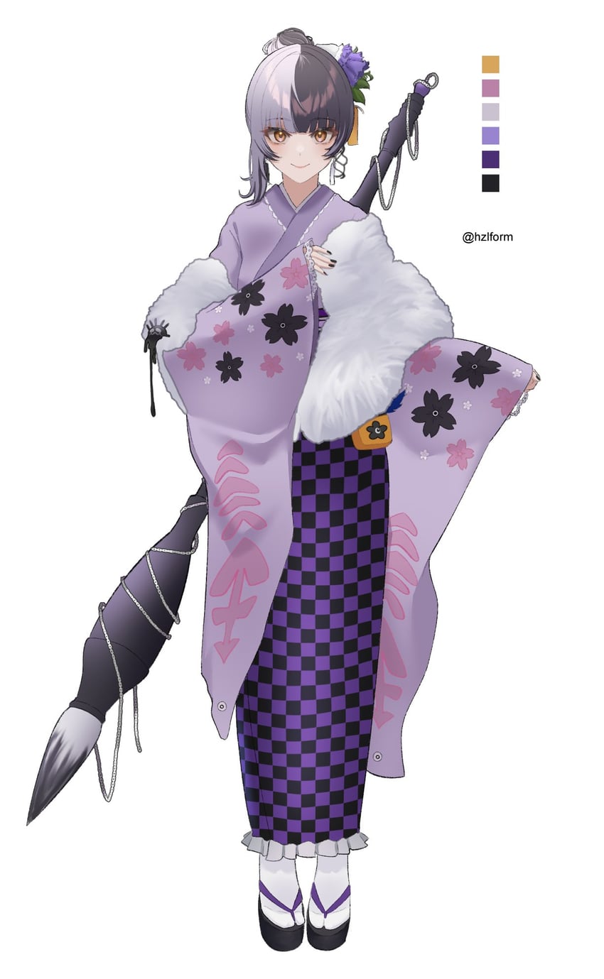 shiori novella (hololive and 1 more) drawn by hazel_(hzlform)