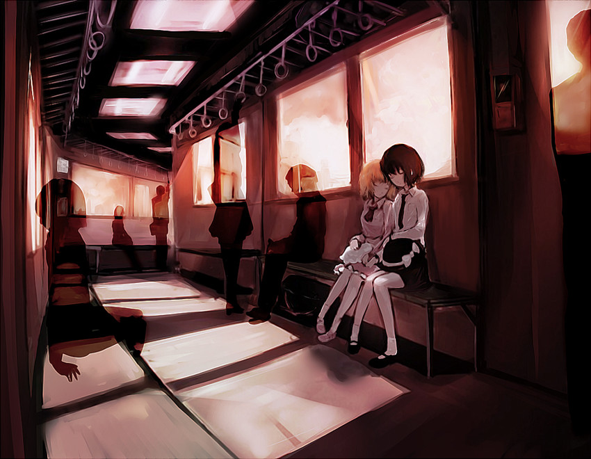 usami renko and maribel hearn (touhou) drawn by nekoya_(liu)