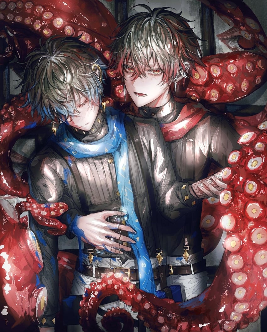 ike eveland and eki eveland (original and 2 more) drawn by asano_(kazusasn)
