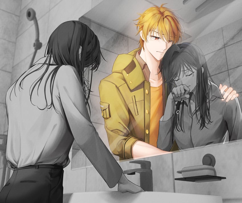 rosa and luke pearce (tears of themis) drawn by hyang_bok