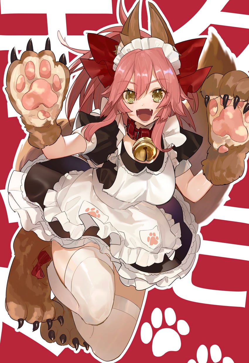 tamamo and tamamo cat (fate and 1 more) drawn by hino_hinako