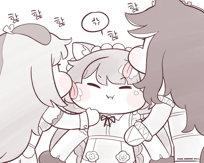 hachiko of castling, perrault, and fenrir (last origin) drawn by bulga