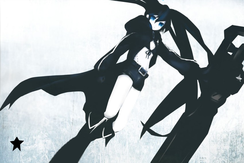 black rock shooter (black rock shooter) drawn by ye_kong