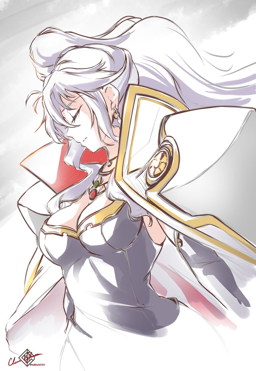 ishtar (fire emblem and 2 more) drawn by clear_glass_(mildmild1311)