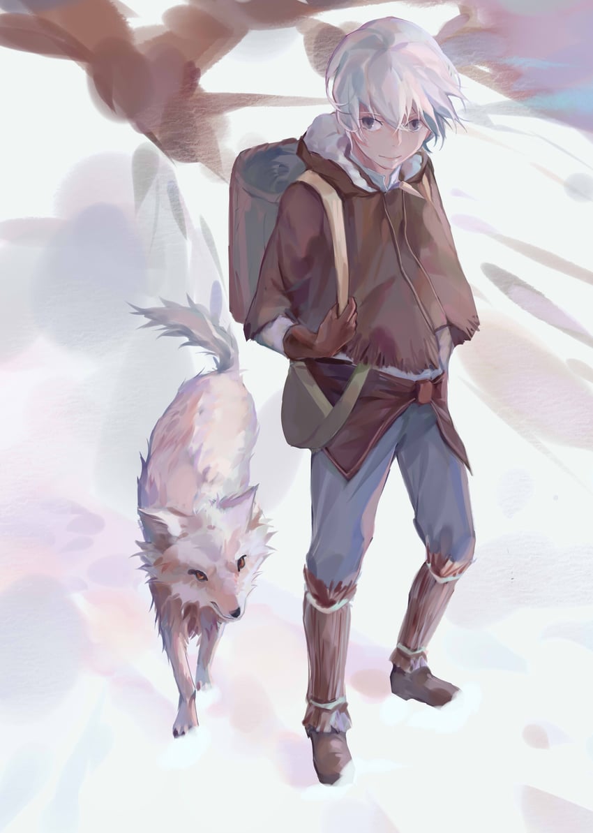 fushi, the nameless boy, and joan (fumetsu no anata e) drawn by lzfzc